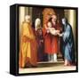 Presentation of Jesus in Temple-Fra Bartolomeo-Framed Stretched Canvas