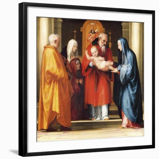 Presentation of Jesus in Temple-Fra Bartolomeo-Framed Giclee Print