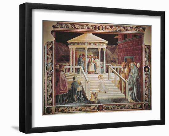 Presentation of Mary at Temple-Paolo Uccello-Framed Giclee Print