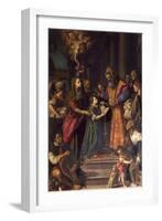 Presentation of Mary at Temple-Alessandro Allori-Framed Giclee Print