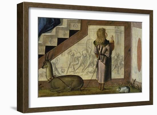 Presentation of Mary at the Temple, Detail-Vittore Carpaccio-Framed Giclee Print