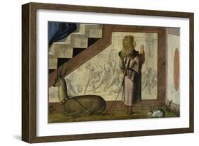 Presentation of Mary at the Temple, Detail-Vittore Carpaccio-Framed Giclee Print