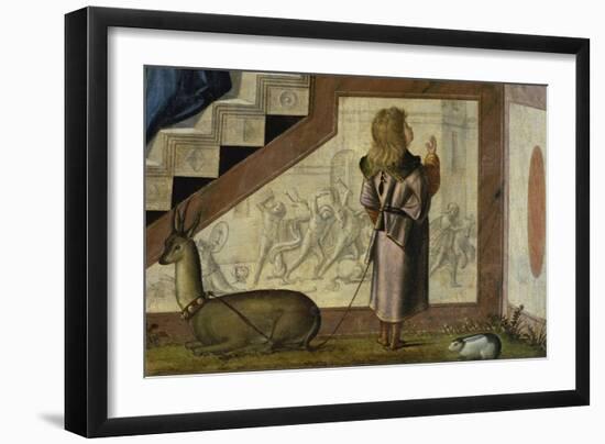 Presentation of Mary at the Temple, Detail-Vittore Carpaccio-Framed Giclee Print