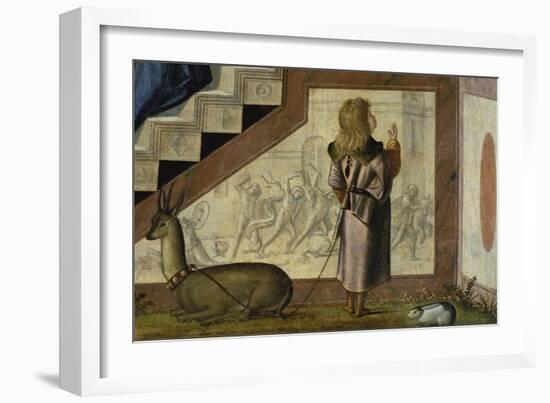 Presentation of Mary at the Temple, Detail-Vittore Carpaccio-Framed Giclee Print