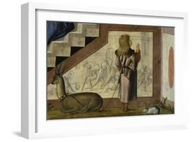 Presentation of Mary at the Temple, Detail-Vittore Carpaccio-Framed Giclee Print