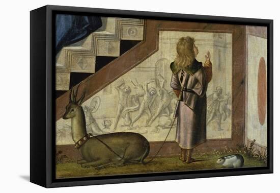 Presentation of Mary at the Temple, Detail-Vittore Carpaccio-Framed Stretched Canvas