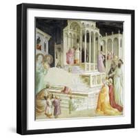 Presentation of Mary in Temple, Detail from Stories of Virgin-Taddeo Gaddi-Framed Giclee Print