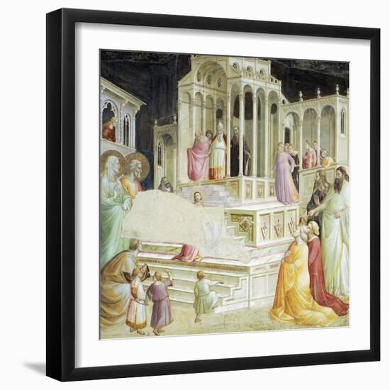 Presentation of Mary in Temple, Detail from Stories of Virgin-Taddeo Gaddi-Framed Giclee Print