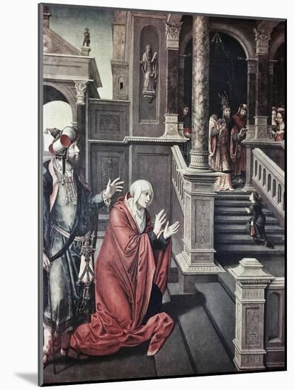 Presentation of Mary in the Temple-Bernard van Orley-Mounted Giclee Print