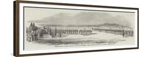 Presentation of New Colours to the 28th Regiment, Bengal Native Infantry, at Umballah-null-Framed Giclee Print