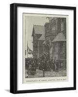 Presentation of Noble's Hospital, Isle of Man-null-Framed Giclee Print