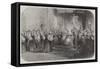 Presentation of the Address of the Convocation of the Clergy to Her Majesty, at Buckingham Palace-null-Framed Stretched Canvas