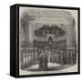 Presentation of the City Address to Her Majesty at Buckingham Palace-null-Framed Stretched Canvas