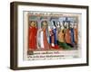 Presentation of the Dauphin Charles, 1403-null-Framed Giclee Print