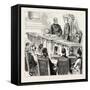 Presentation of the Freedom of the Bororgh of Birmingham to Mr. Chamberlain in the Council House-null-Framed Stretched Canvas