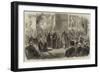 Presentation of the Freedom of the City of London to Garibaldi at Guildhall-null-Framed Giclee Print