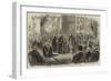 Presentation of the Freedom of the City of London to Garibaldi at Guildhall-null-Framed Giclee Print