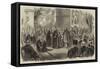 Presentation of the Freedom of the City of London to Garibaldi at Guildhall-null-Framed Stretched Canvas