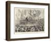 Presentation of the Freedom of the City of London to Mr Stanley at Guildhall-null-Framed Giclee Print