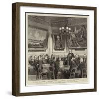 Presentation of the Freedom of the Turners' Company to Sir Henry Bessemer-null-Framed Giclee Print