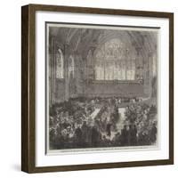 Presentation of the Lancashire Cotton Famine Memorial Window to the Corporation of London-Charles Robinson-Framed Giclee Print