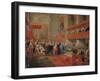 Presentation of the Order of the Holy Spirit to Prince Vaini  in 1732, 1752-Giovanni Paolo Pannini-Framed Giclee Print