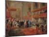 Presentation of the Order of the Holy Spirit to Prince Vaini  in 1732, 1752-Giovanni Paolo Pannini-Mounted Giclee Print