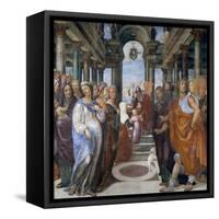Presentation of the Virgin in the Temple-Sodoma-Framed Stretched Canvas