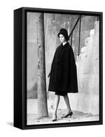 Presentation on August 9, 1960 of Fashion by Nina Ricci for Autumn-Winter 1960-1961-null-Framed Stretched Canvas