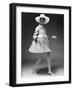 Presentation on February 19, 1967 of Fashion by Jacques Heim, Paris : Dress Coat with Hat-null-Framed Photo