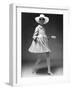 Presentation on February 19, 1967 of Fashion by Jacques Heim, Paris : Dress Coat with Hat-null-Framed Photo