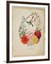 Presentation Page, Flower Garland and Humming Bird, from Flora's Dictionary, 1838-E. W. Wirt-Framed Premium Giclee Print