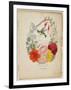 Presentation Page, Flower Garland and Humming Bird, from Flora's Dictionary, 1838-E. W. Wirt-Framed Premium Giclee Print