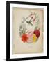 Presentation Page, Flower Garland and Humming Bird, from Flora's Dictionary, 1838-E. W. Wirt-Framed Premium Giclee Print