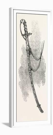 Presentation Sword to Lord Clyde, a Citizen of London, UK-null-Framed Giclee Print