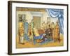 Presentation to Philip II of New Nobles from City of Valladolid-null-Framed Giclee Print