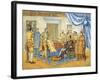 Presentation to Philip II of New Nobles from City of Valladolid-null-Framed Giclee Print