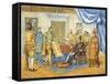 Presentation to Philip II of New Nobles from City of Valladolid-null-Framed Stretched Canvas