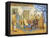 Presentation to Philip II of New Nobles from City of Valladolid-null-Framed Stretched Canvas