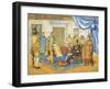 Presentation to Philip II of New Nobles from City of Valladolid-null-Framed Giclee Print