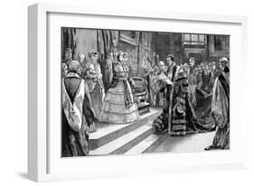 Presentation to the Queen, C1850S-William Heysham Overend-Framed Giclee Print