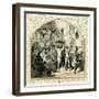 Presenting the boar 's head-Myles Birket Foster-Framed Giclee Print