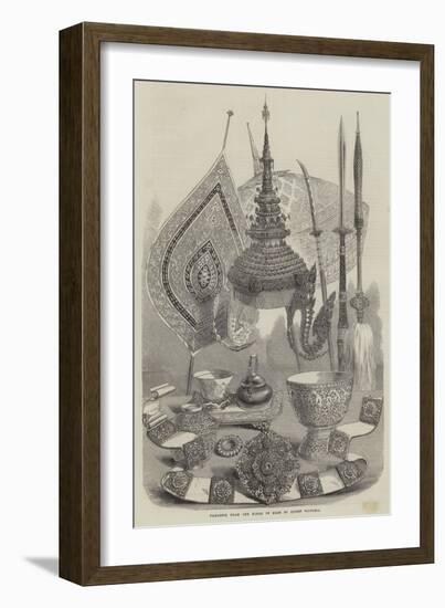 Presents from the Kings of Siam to Queen Victoria-null-Framed Giclee Print