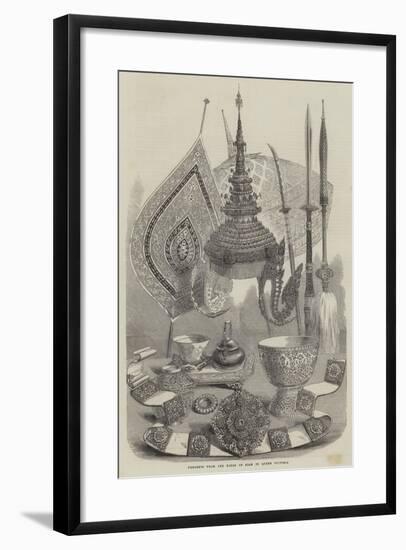 Presents from the Kings of Siam to Queen Victoria-null-Framed Giclee Print