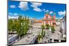 Preseren Square, Ljubljana, Capital of Slovenia.-kasto-Mounted Photographic Print