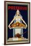 Preserve War Effort Poster with Figure of Columbia-null-Framed Photographic Print