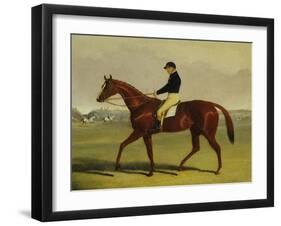 'Preserve' with Flatman Up at Newmarket, 1835-John Frederick Herring Jnr-Framed Giclee Print