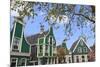 Preserved Historic Houses in Zaanse Schans-Amanda Hall-Mounted Photographic Print