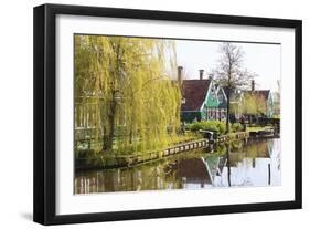 Preserved Historic Houses in Zaanse Schans-Amanda Hall-Framed Photographic Print