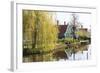 Preserved Historic Houses in Zaanse Schans-Amanda Hall-Framed Photographic Print